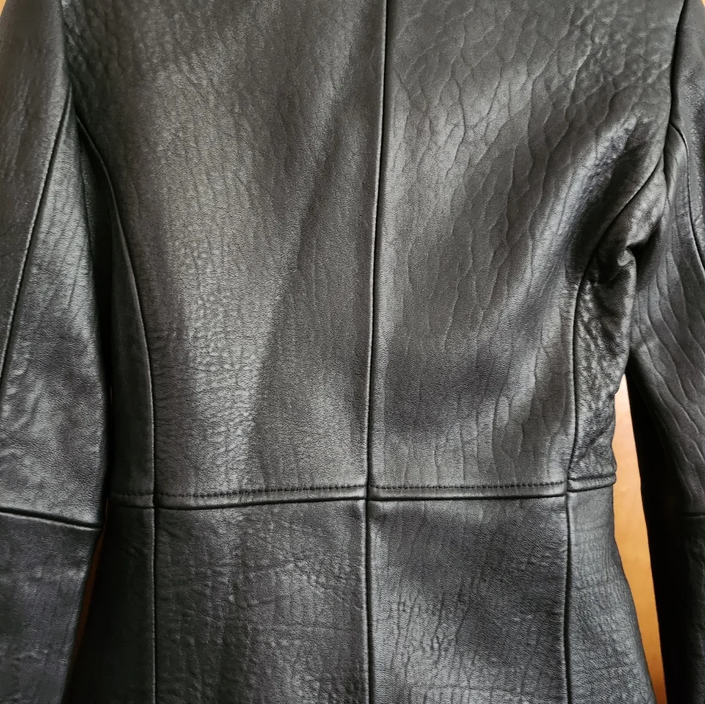Style & Co Leather Jacket